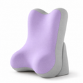 Adjustable Wedge Reading Pillow – Lavender & Grey