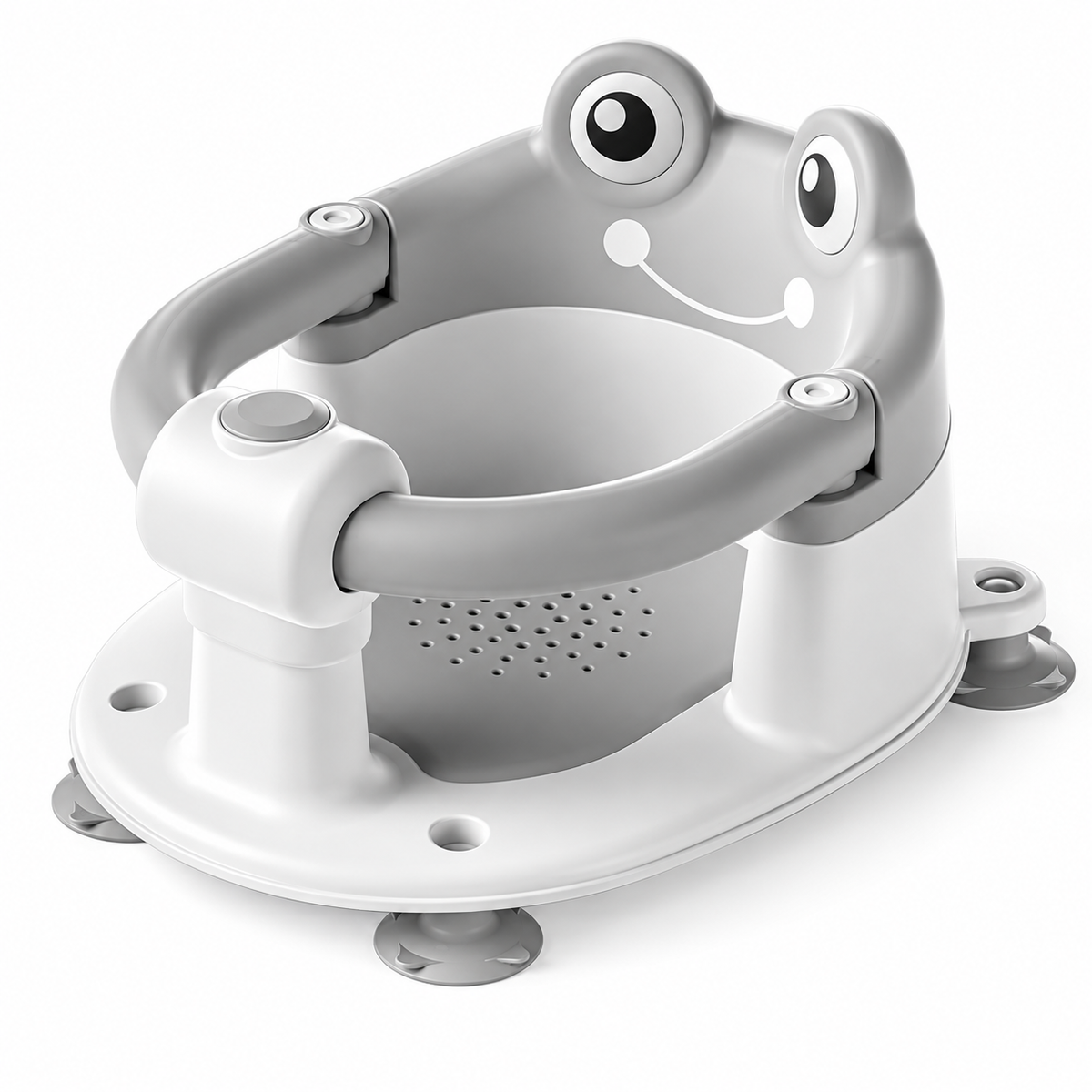 Frog Design Baby Bath Seat with Opening Arms