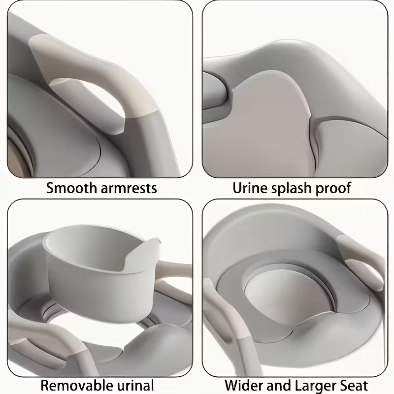3-in-1 Folding Potty Trainer with Adjustable Height