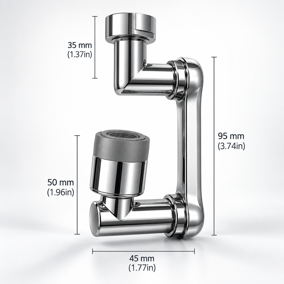 1440° Rotating Faucet Nozzle with Dual Water Modes